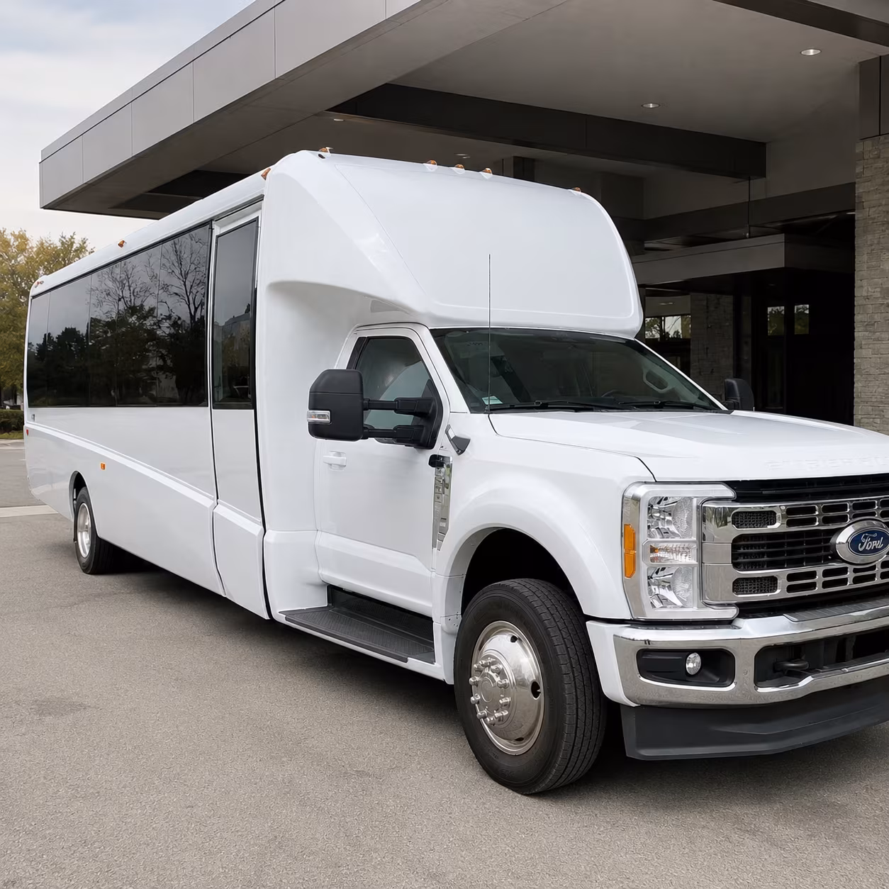 Mesa Corporate Transportation party bus exterior