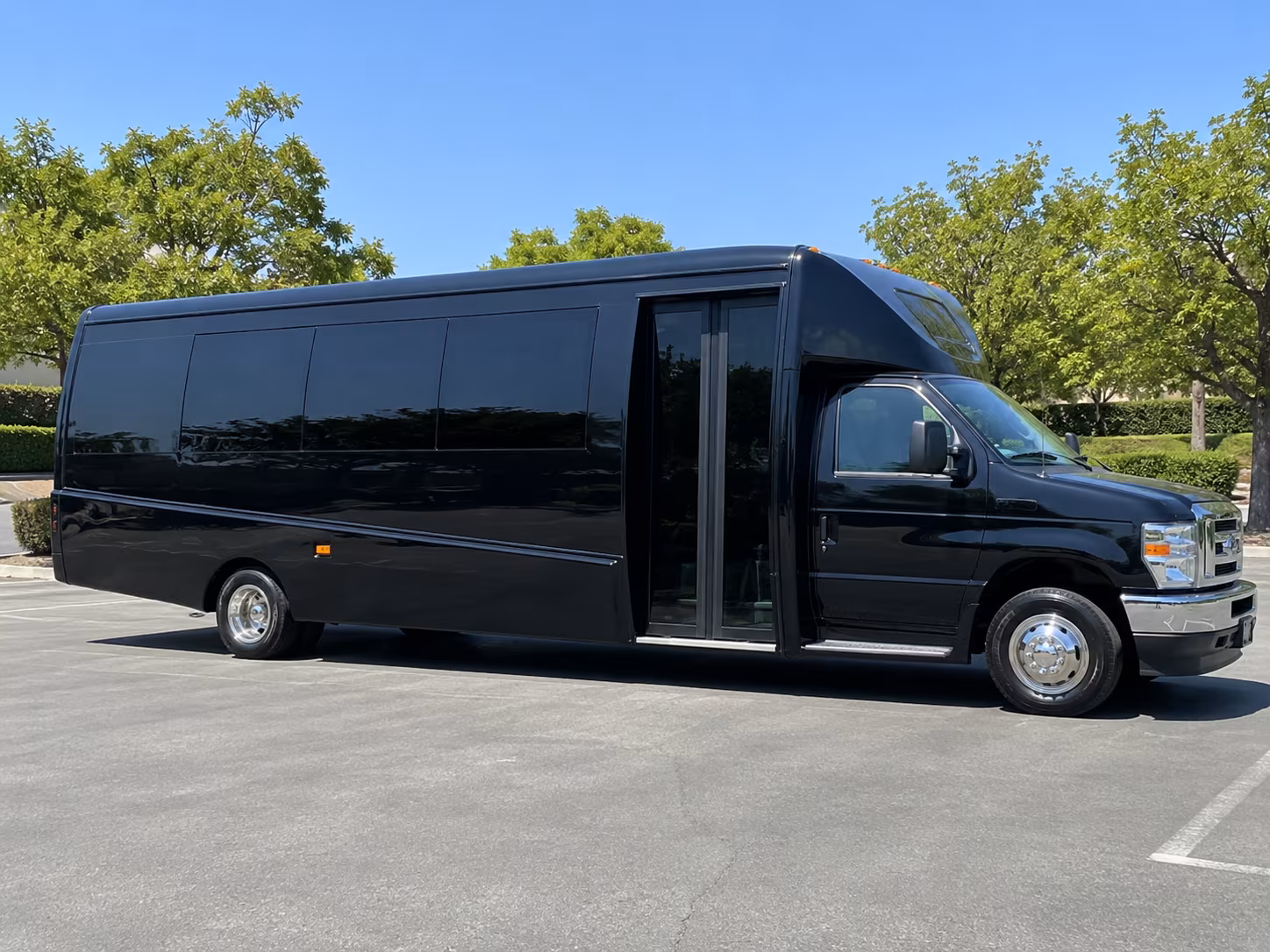 Mesa Corporate Transportation party bus exterior
