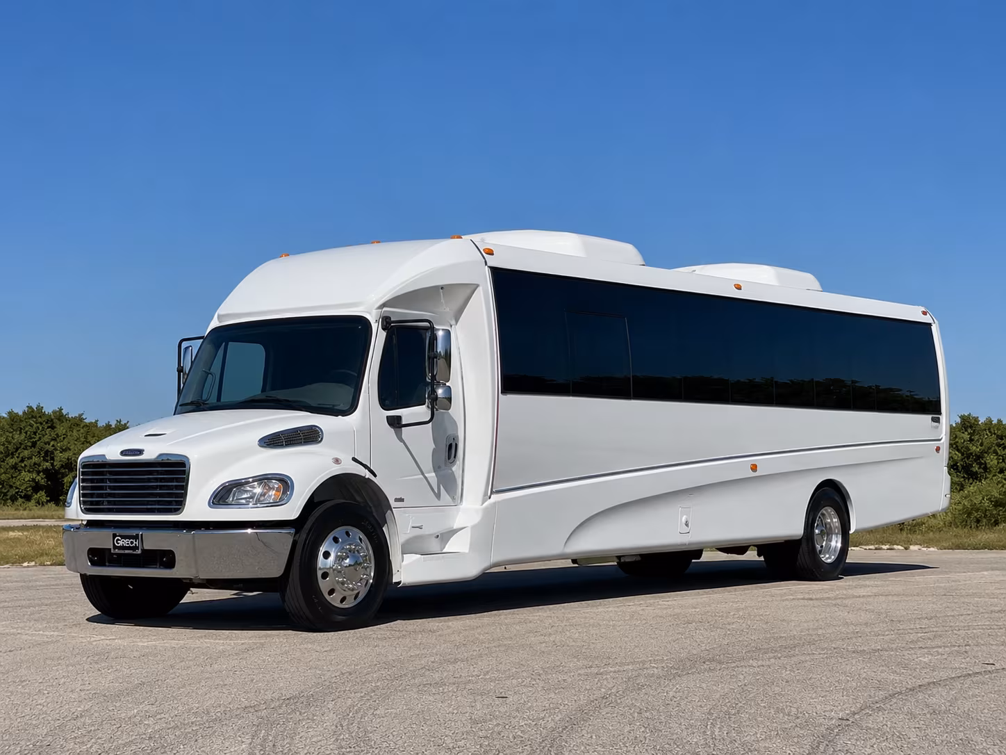 Mesa Prom & Homecoming Transportation party bus exterior