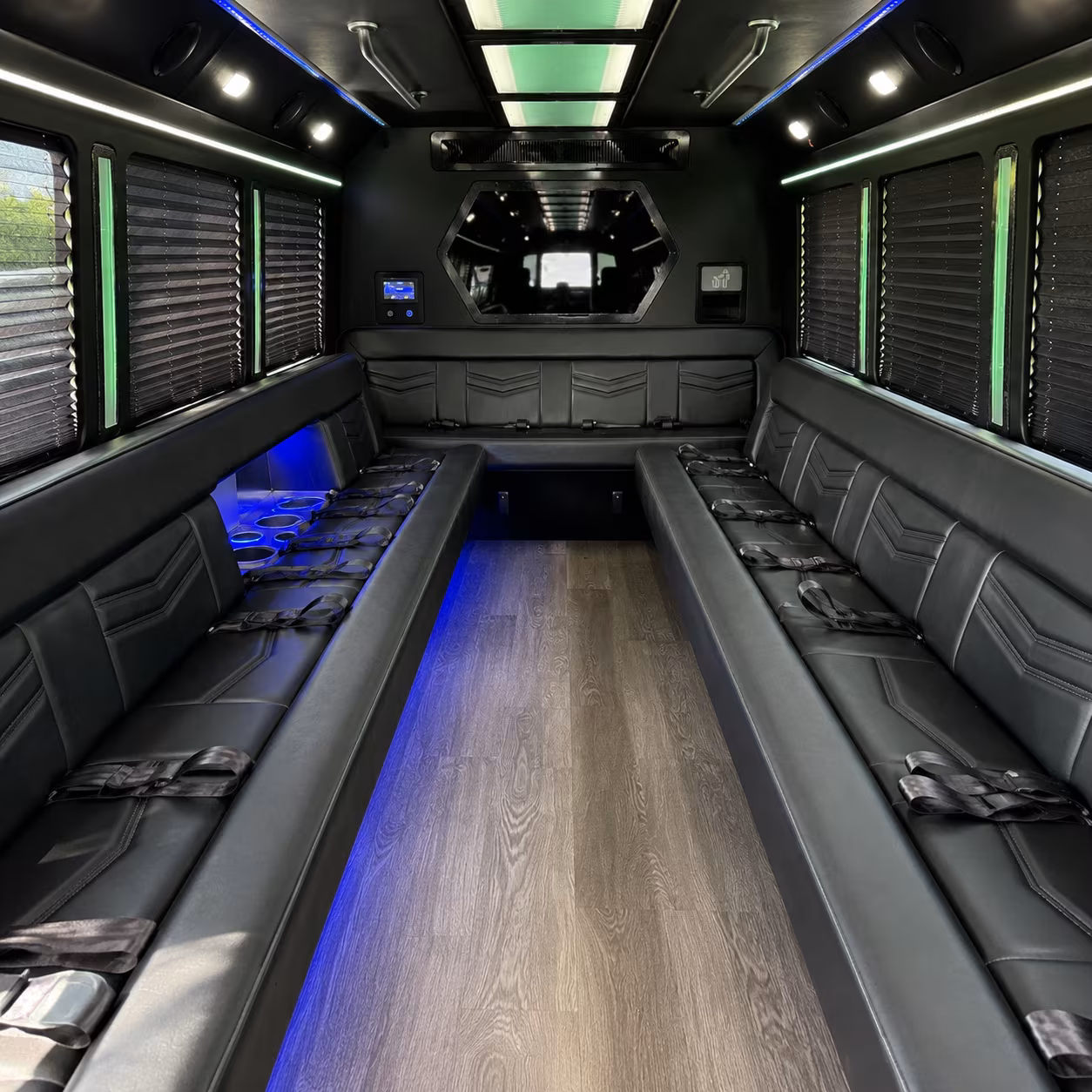 Mesa Prom & Homecoming Transportation party bus exterior