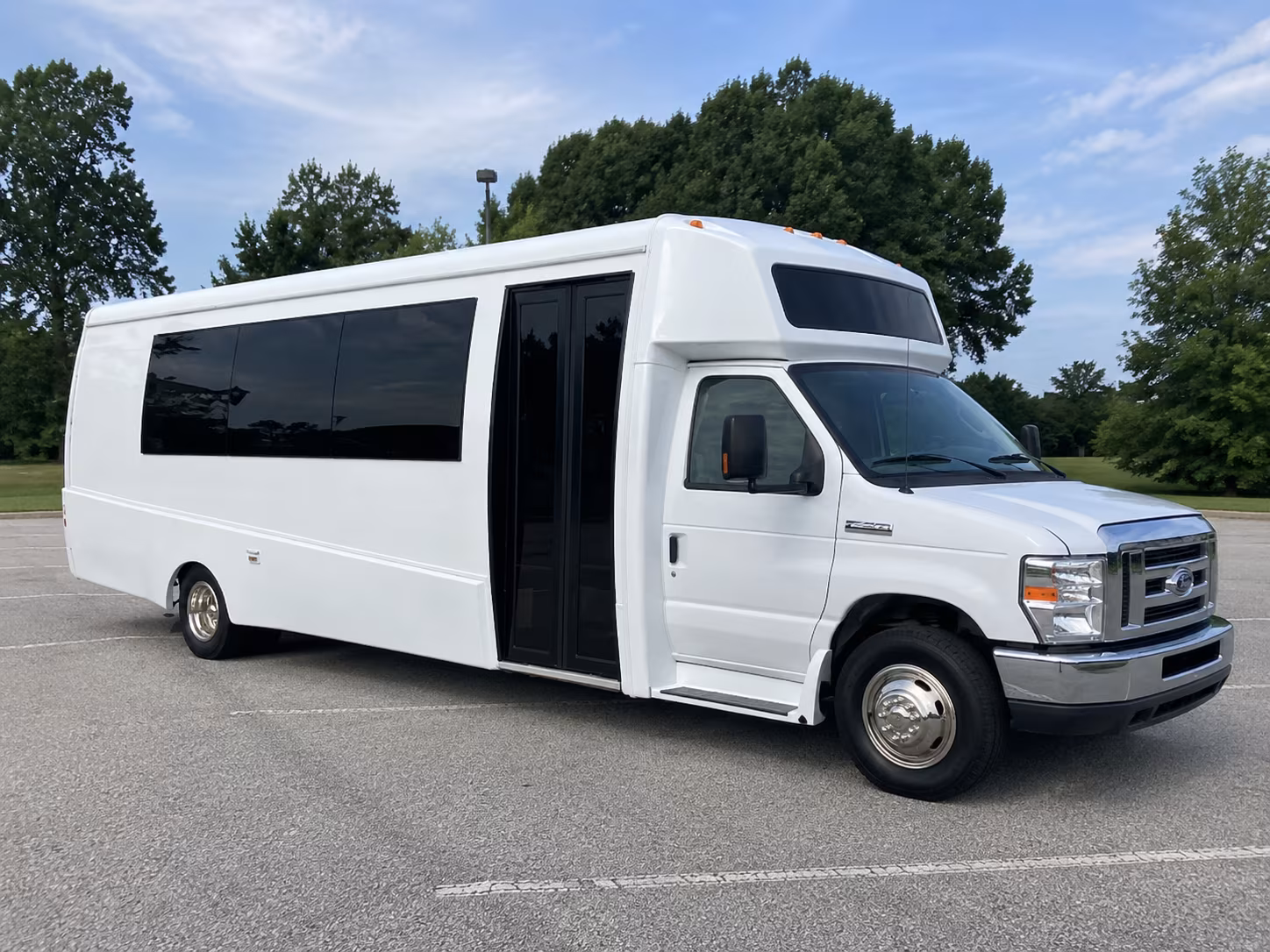 Mesa Prom & Homecoming Transportation party bus exterior