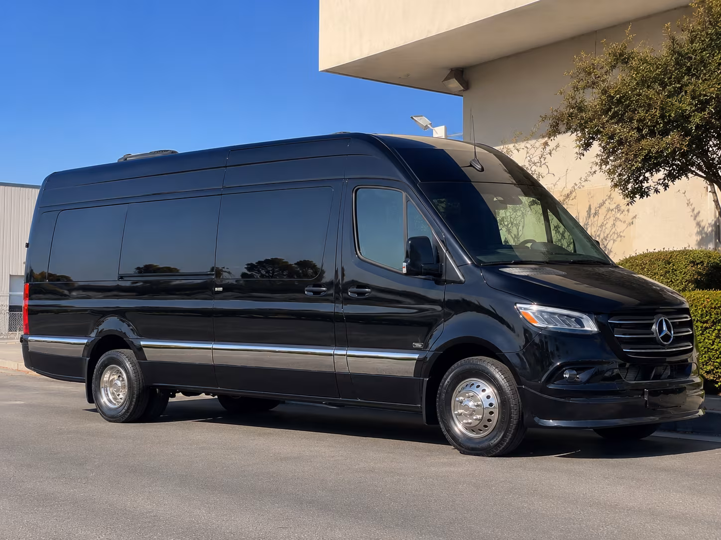 Mesa School Event Transportation party bus exterior