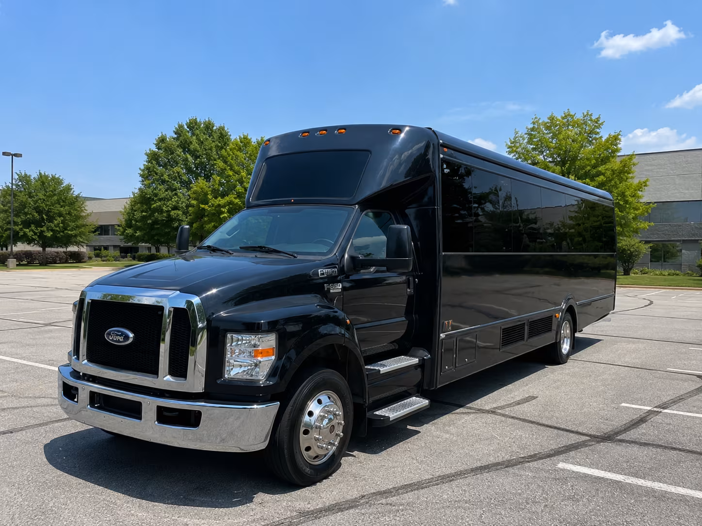 Mesa Sporting Event Transportation party bus exterior