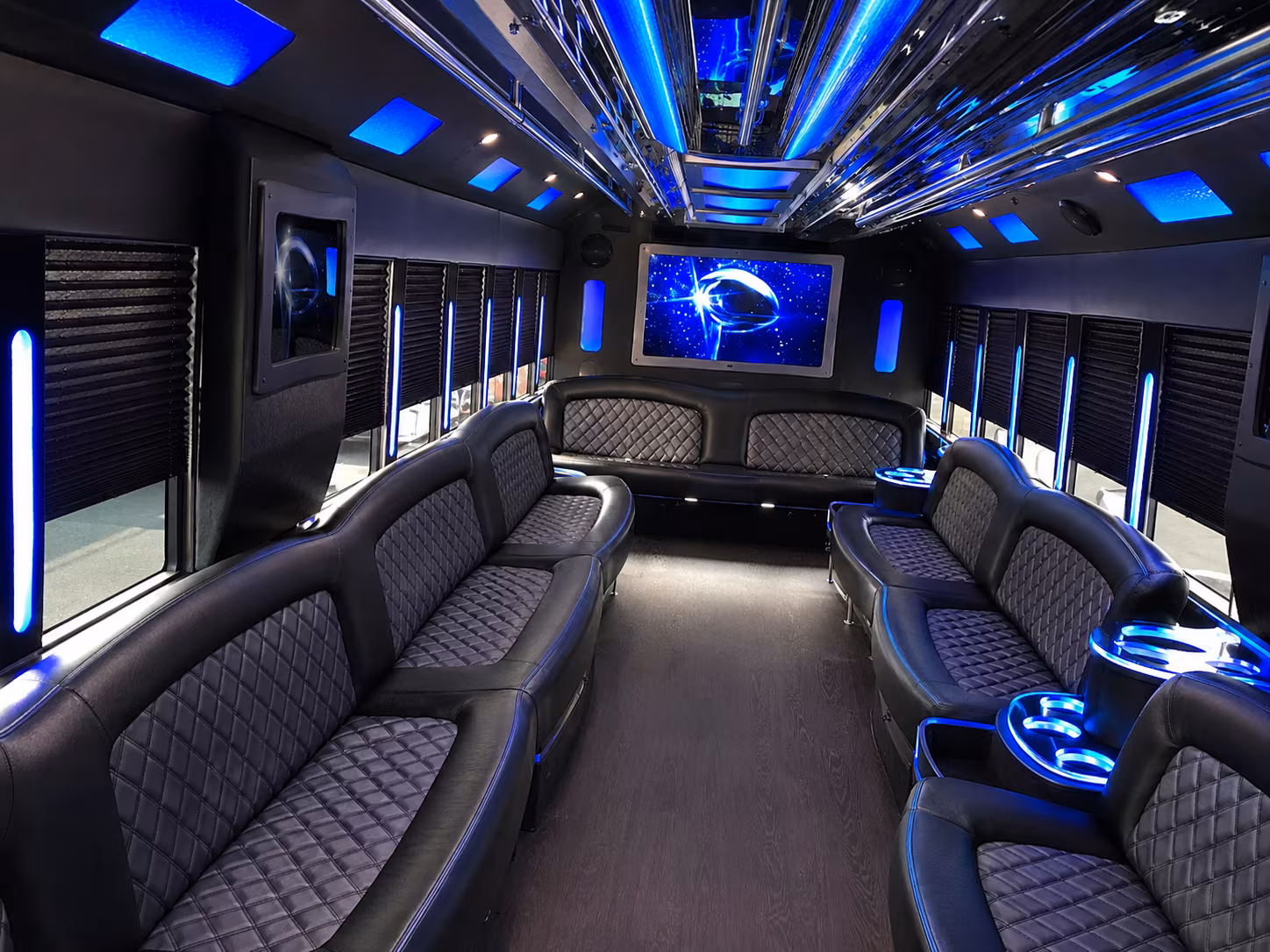 Mesa Sporting Event Transportation party bus exterior