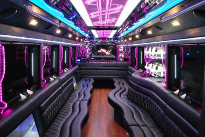 Mesa 50 Passenger Party Bus Interior